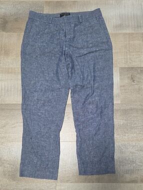 Banana Republic Cropped Ankle Pants in Denim Blue